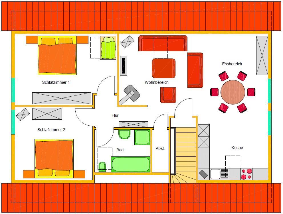 Ferienwohnung Familie Huebner Lübeck Szoba fotó